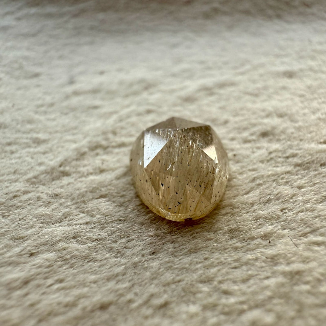 Salt and Pepper 2.18 CT Oval Loose Diamond