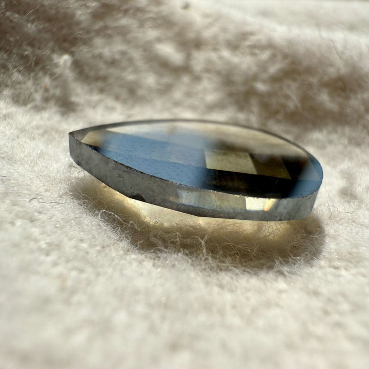 Salt and Pepper 3.02 CT Pear Loose Diamond