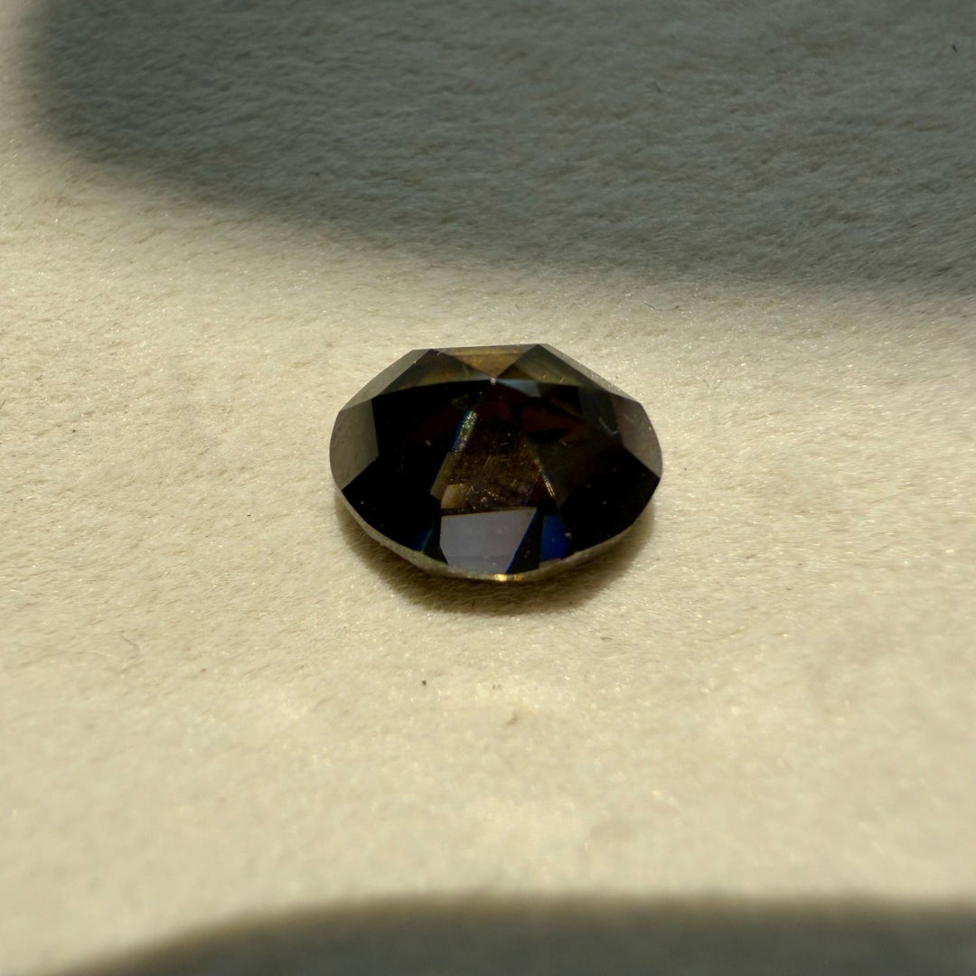 Salt and Pepper 2.58 CT Oval Loose Diamond