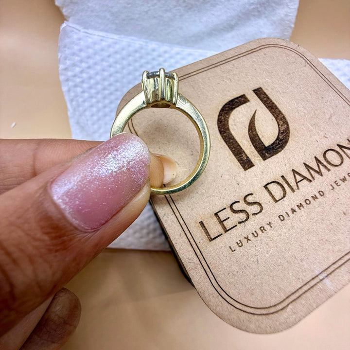 Intricate Beauty 2.00 CT Round Salt and Pepper Gray Diamond Solitaire Ring