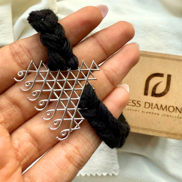 Handmade Sterling Silver Navagraha Yantra Bracelet