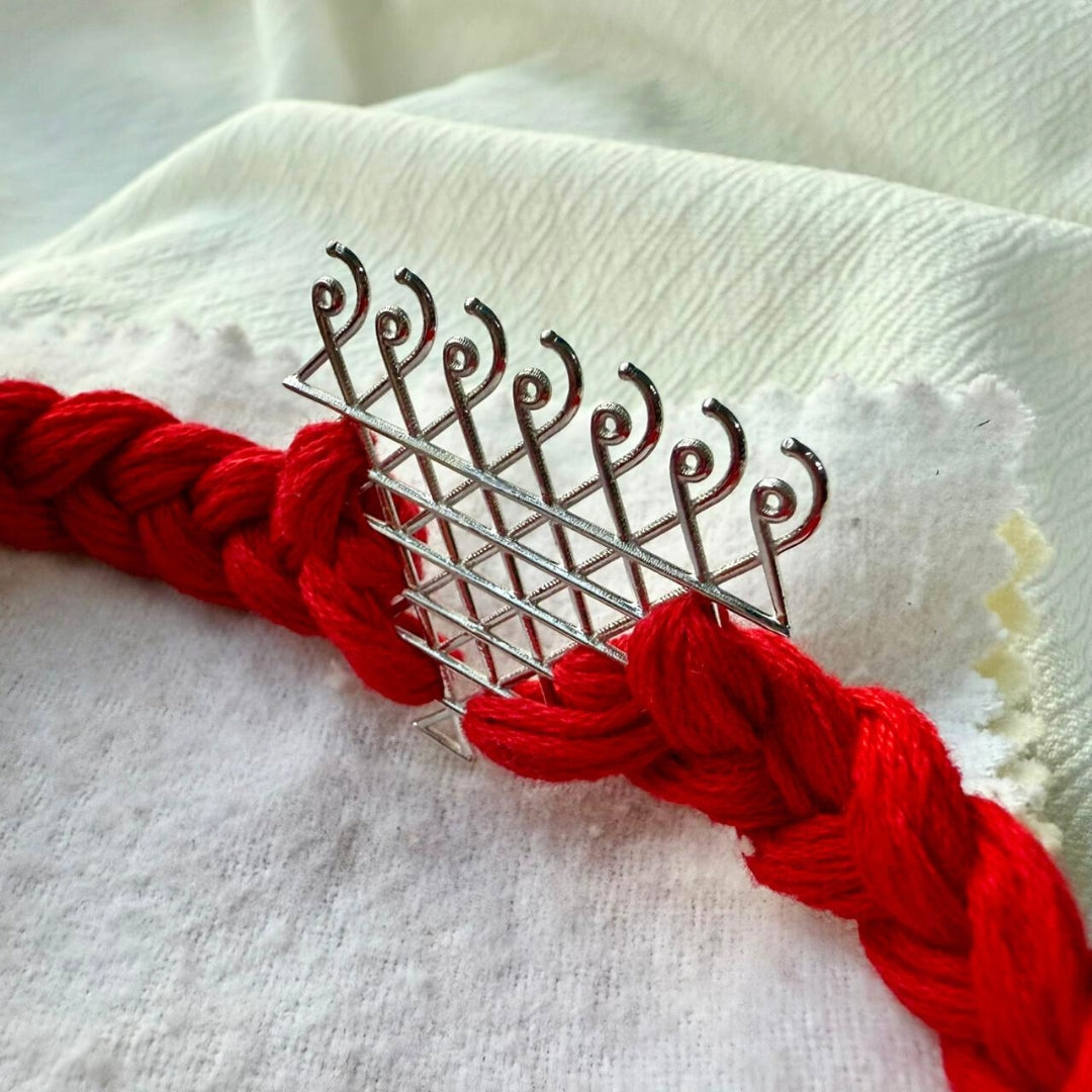 Handcrafted Sterling Silver Yantra Bracelet