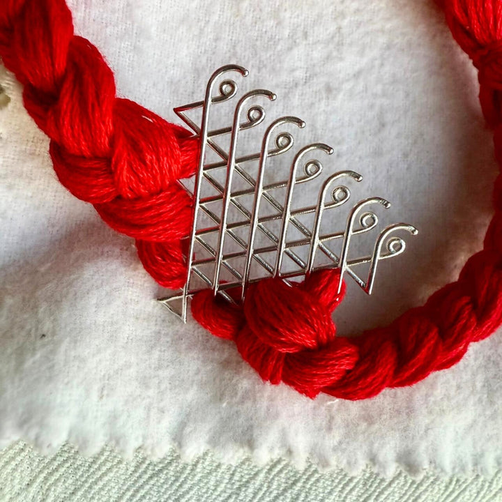Handcrafted Sterling Silver Yantra Bracelet