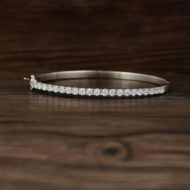 Round Half Eternity Bridal Bracelet