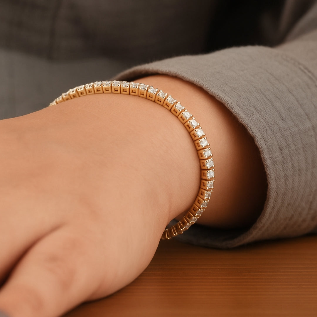 Lab Grown 4.00 Carat Diamond Tennis Bracelet