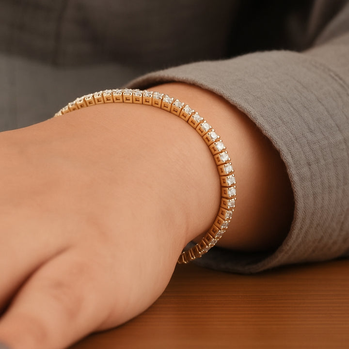 Lab Grown 4.00 Carat Diamond Tennis Bracelet