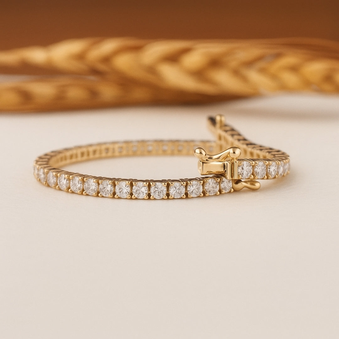 Lab Grown 4.00 Carat Diamond Tennis Bracelet