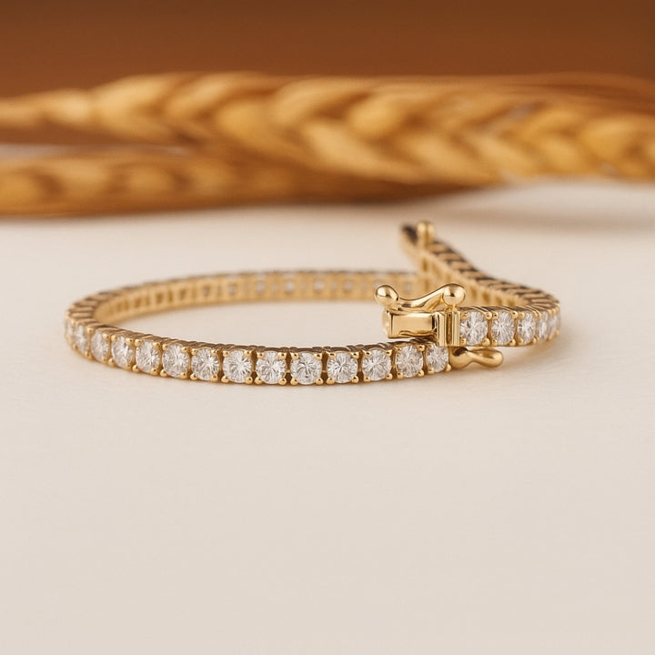Lab Grown 4.00 Carat Diamond Tennis Bracelet