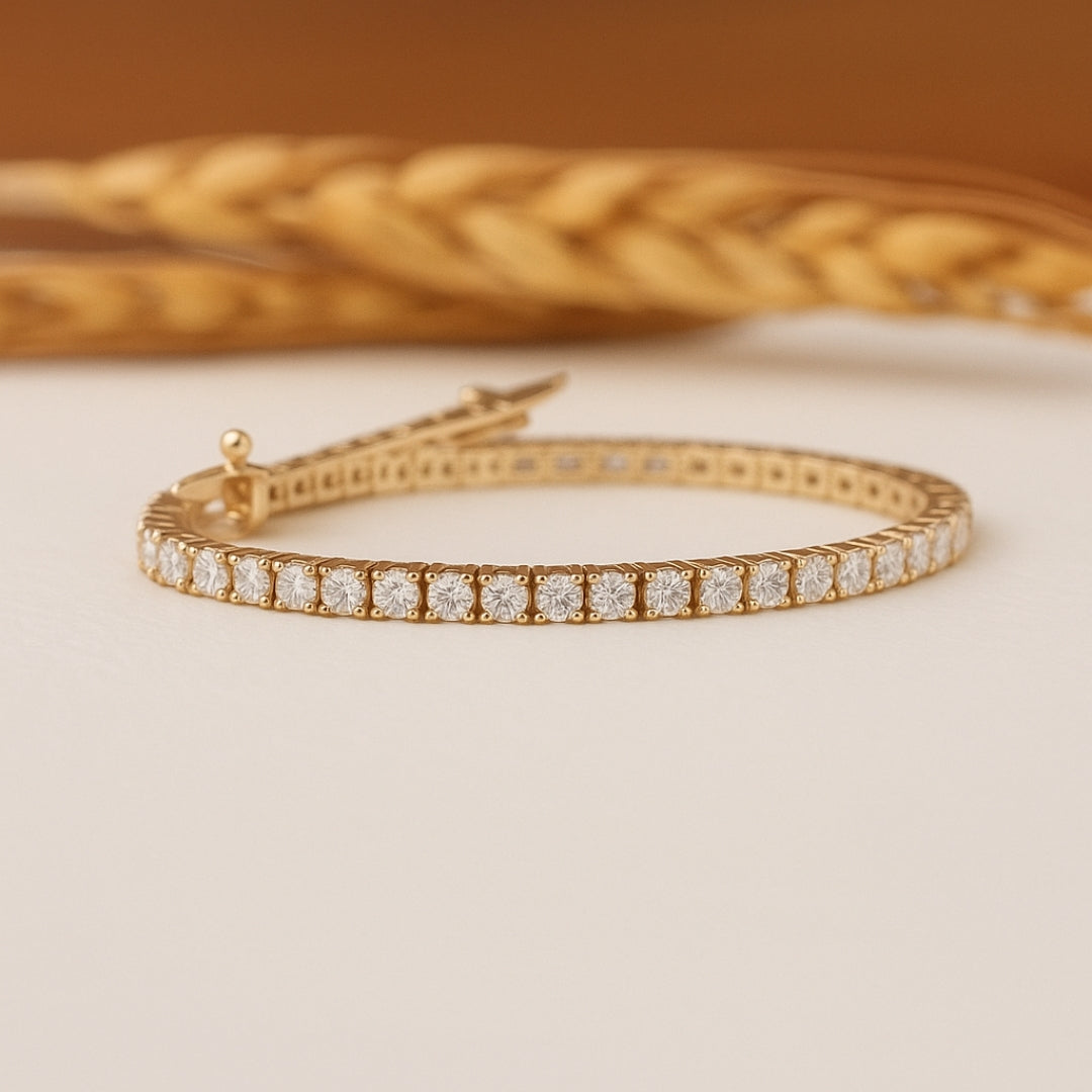 Lab Grown 4.00 Carat Diamond Tennis Bracelet