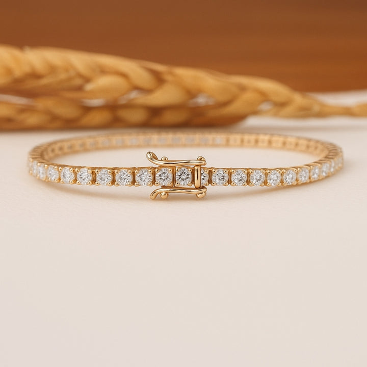 Lab Grown 4.00 Carat Diamond Tennis Bracelet