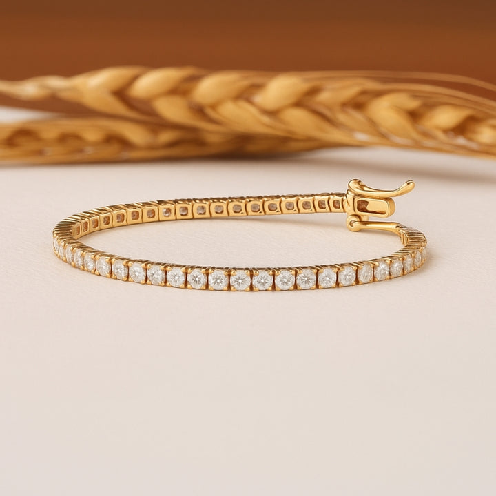 Lab Grown 4.00 Carat Diamond Tennis Bracelet