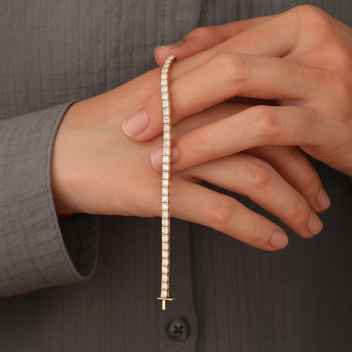Lab Grown 4.00 Carat Diamond Tennis Bracelet