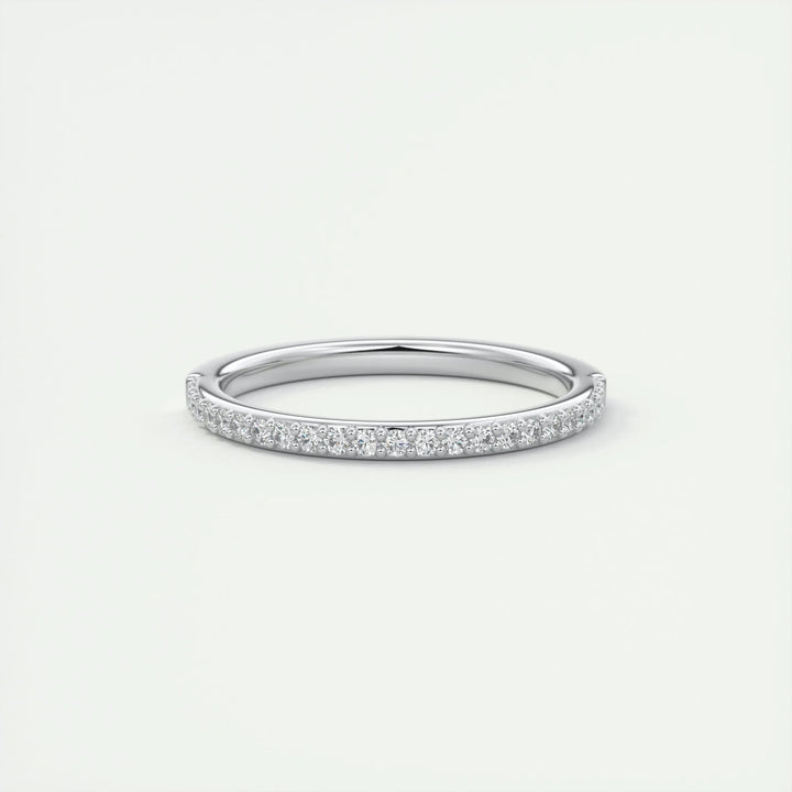 Moissanite 3.20 CT Round Cut Diamond Minimalist Handmade Band