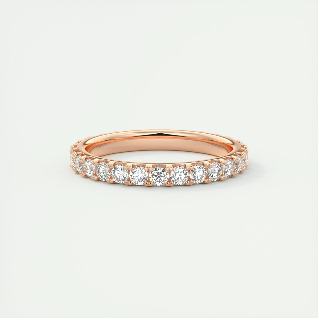 Moissanite 3.40 CT Round Cut Diamond Boho & Hippie Anniversary Band