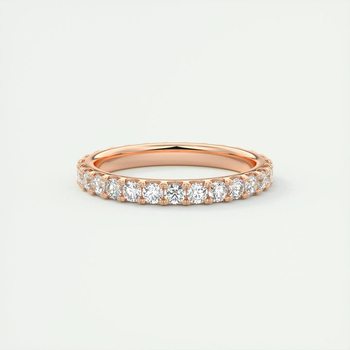 Moissanite 3.40 CT Round Cut Diamond Boho & Hippie Anniversary Band