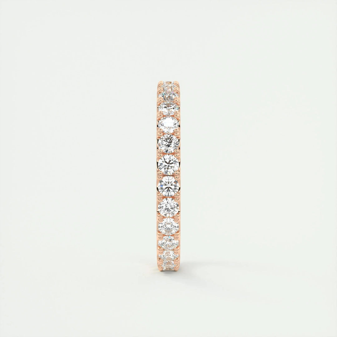 Moissanite 3.40 CT Round Cut Diamond Boho & Hippie Anniversary Band