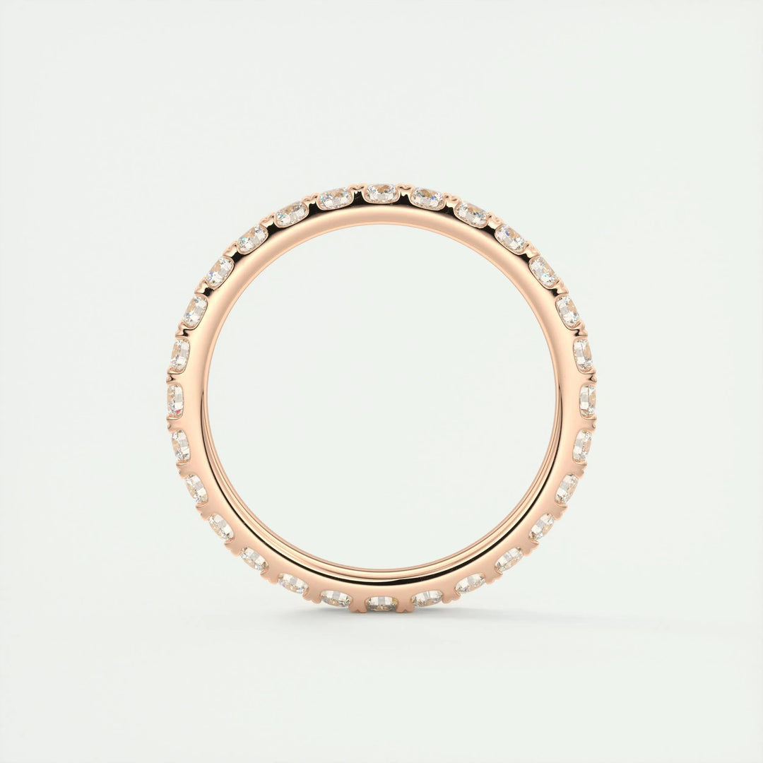 Moissanite 3.40 CT Round Cut Diamond Boho & Hippie Anniversary Band