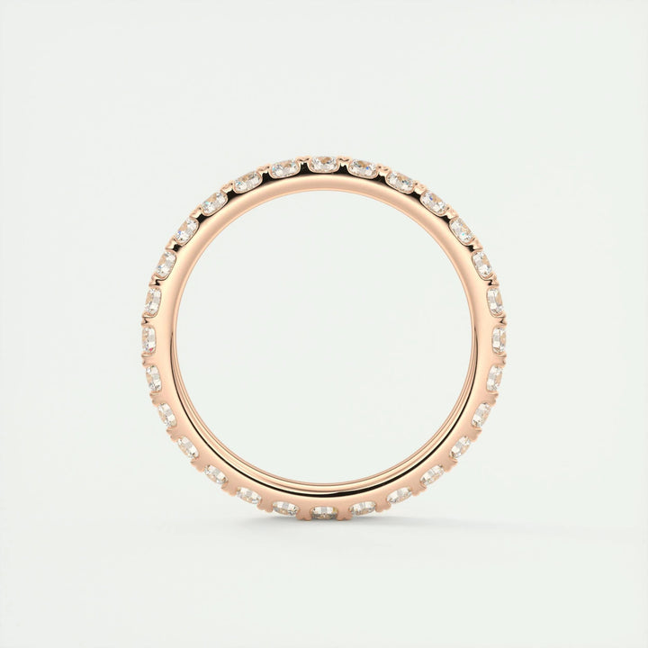 Moissanite 3.40 CT Round Cut Diamond Boho & Hippie Anniversary Band