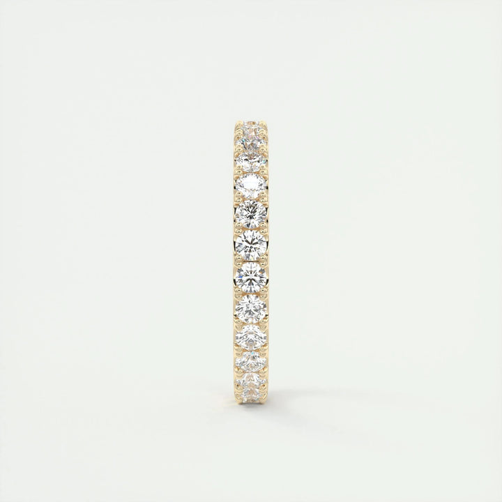 Moissanite 3.40 CT Round Cut Diamond Boho & Hippie Anniversary Band