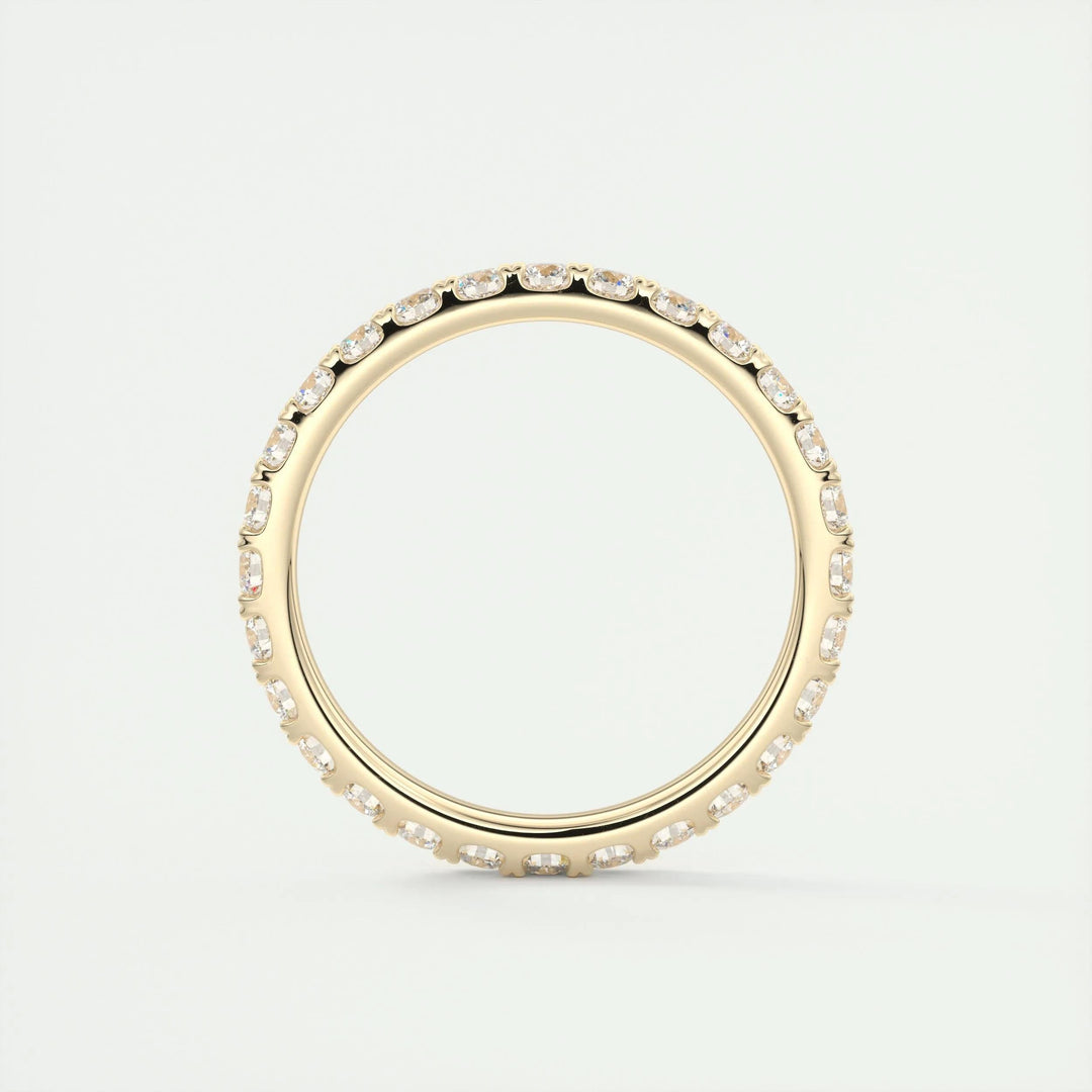Moissanite 3.40 CT Round Cut Diamond Boho & Hippie Anniversary Band