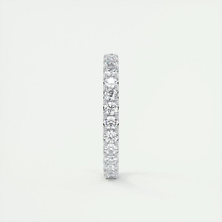 Moissanite 3.40 CT Round Cut Diamond Boho & Hippie Anniversary Band