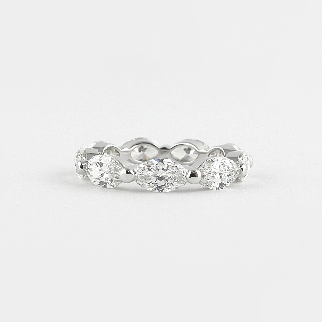 Moissanite 2.30 CT Marquise Cut Diamond Boho & Hippie Anniversary Band