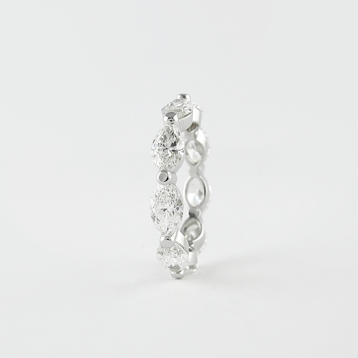 Moissanite 2.30 CT Marquise Cut Diamond Boho & Hippie Anniversary Band