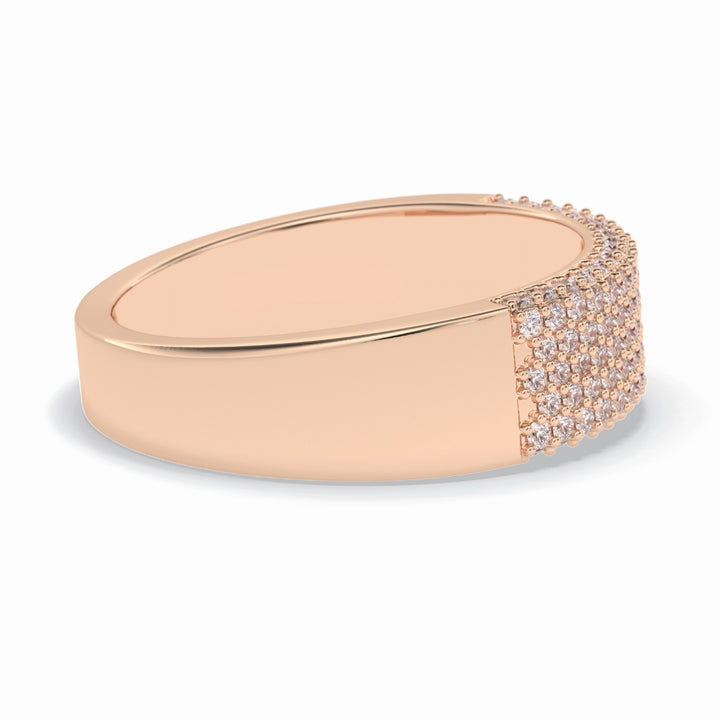 Lab Grown 4.00 CT Round Cut Diamond Celtic Anniversary Band