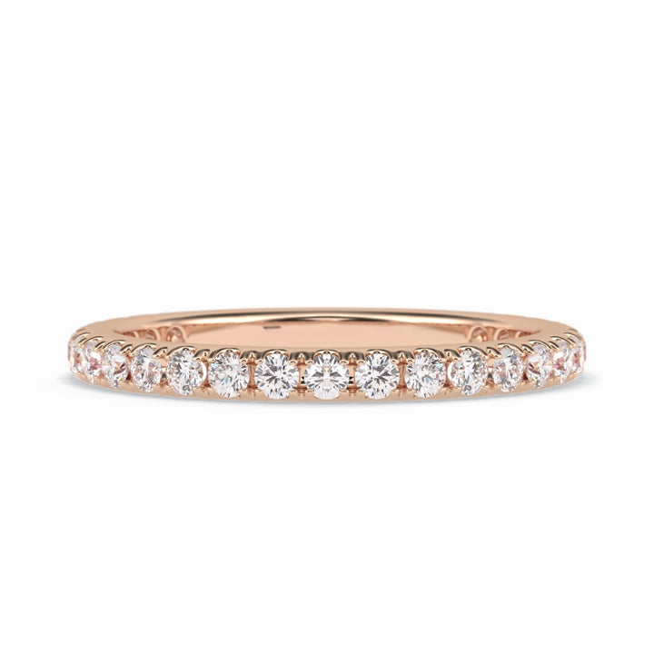 Lab Grown 1.50 CT Round Cut Diamond Edwardian Handmade Band