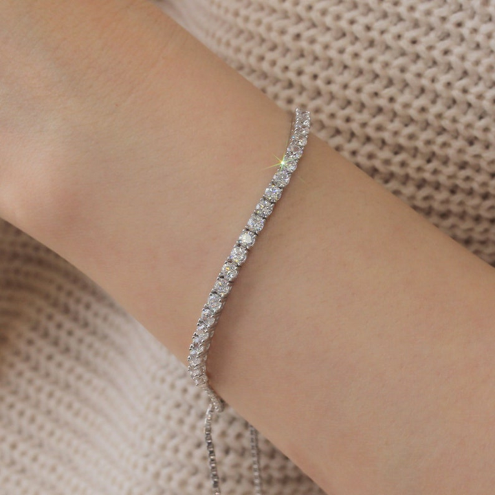 Moissanite 7.00 CT Round Diamond Art Deco Bracelet