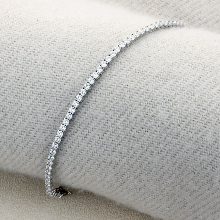 Moissanite 10.00 CT Round Diamond Avant Garde Bracelet