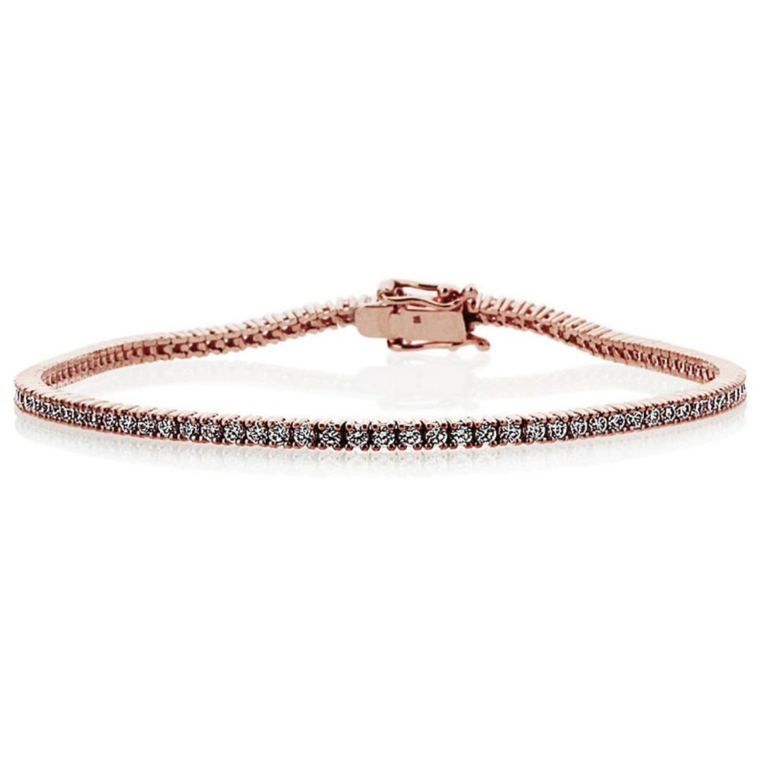 Moissanite 10.00 CT Round Diamond Avant Garde Bracelet
