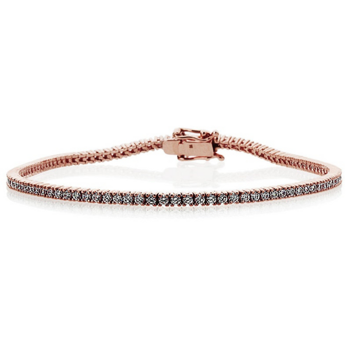Moissanite 10.00 CT Round Diamond Avant Garde Bracelet