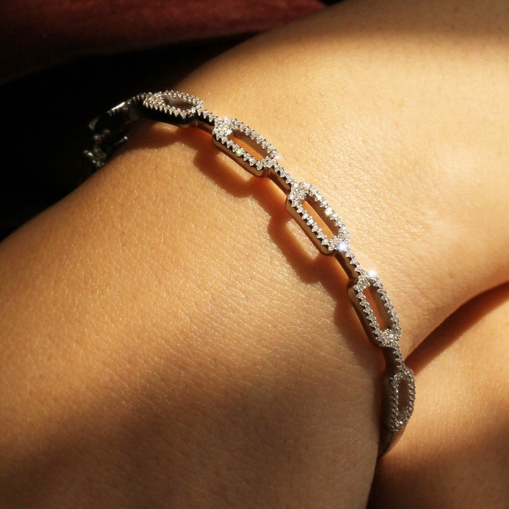 Moissanite 14.00 CT Round Diamond Gothic Bracelet