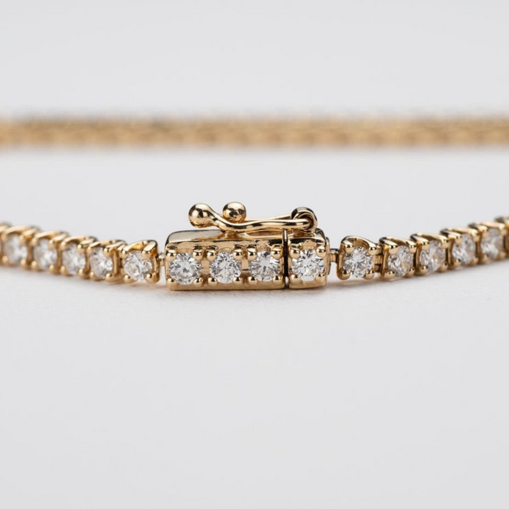 Moissanite 12.00 CT Round Diamond Art Nouveau Bracelet