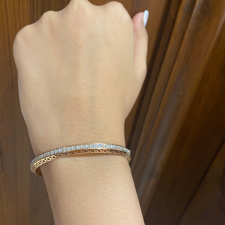 Moissanite 12.50 CT Round Diamond Avant Grade Bracelet