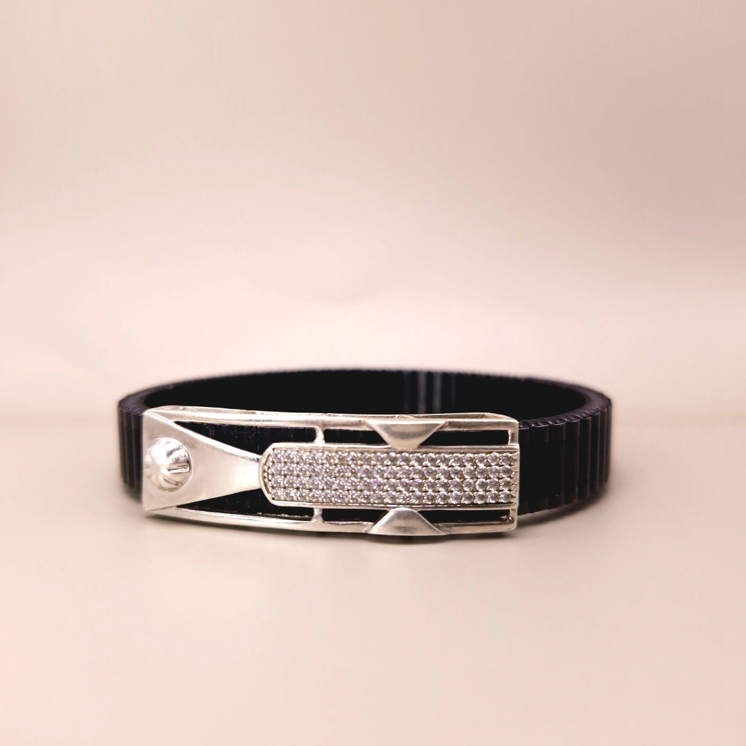 3.16 CT Round Cut Moissanite Modern Fashion Bracelet For Him