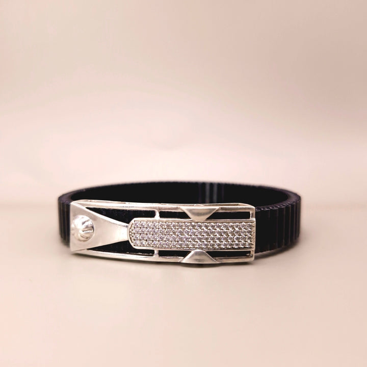 3.16 CT Round Cut Moissanite Modern Fashion Bracelet For Him