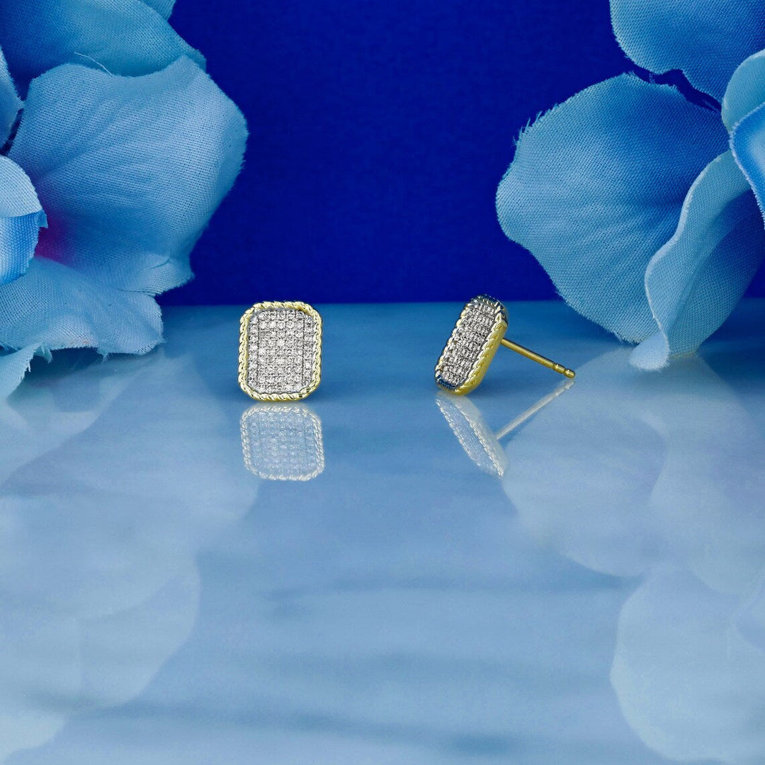 Moissanite 0.68 CT Round Diamond Fashion Earring