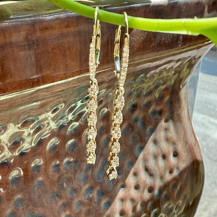 2.66 CT Round Diamond Earrings for Women, Moissanite Diamond Hoop Earrings