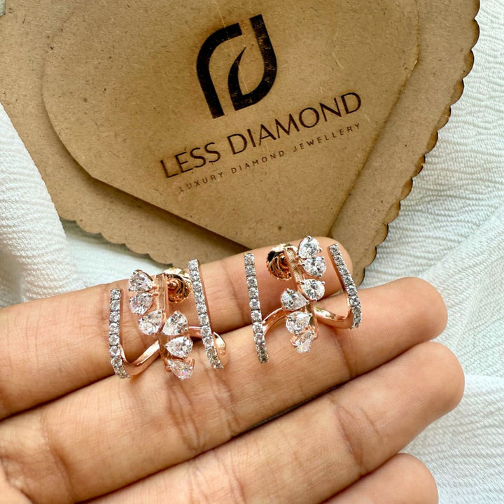 Distinctive Design with Statement Shine Gold Hoop Earrings