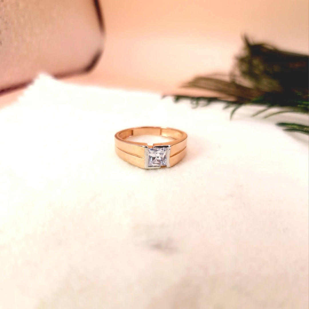 Diamond Alternative: 2.00 CT Princess Moissanite Luxury Ring For Men