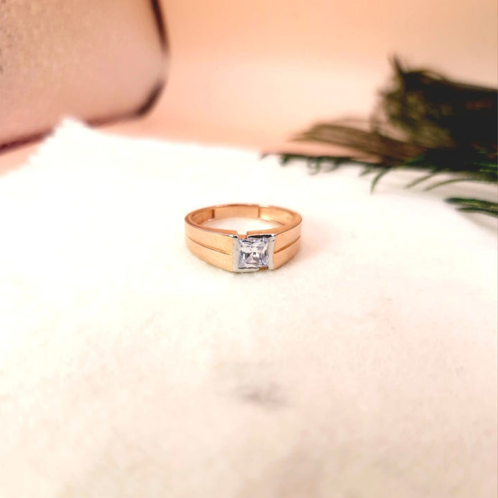 Diamond Alternative: 2.00 CT Princess Moissanite Luxury Ring For Men