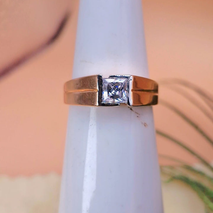 Diamond Alternative: 2.00 CT Princess Moissanite Luxury Ring For Men