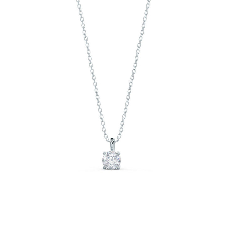 Moissanite 0.60 CT Round Diamond Necklace