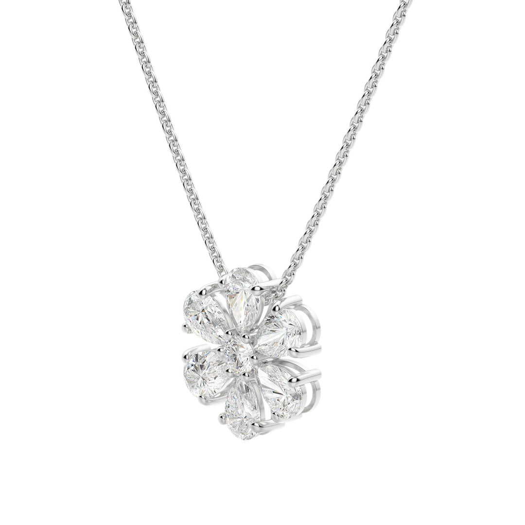 Moissanite 1.20 CT Pear Diamond Necklace
