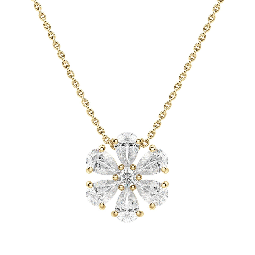 Moissanite 1.20 CT Pear Diamond Necklace