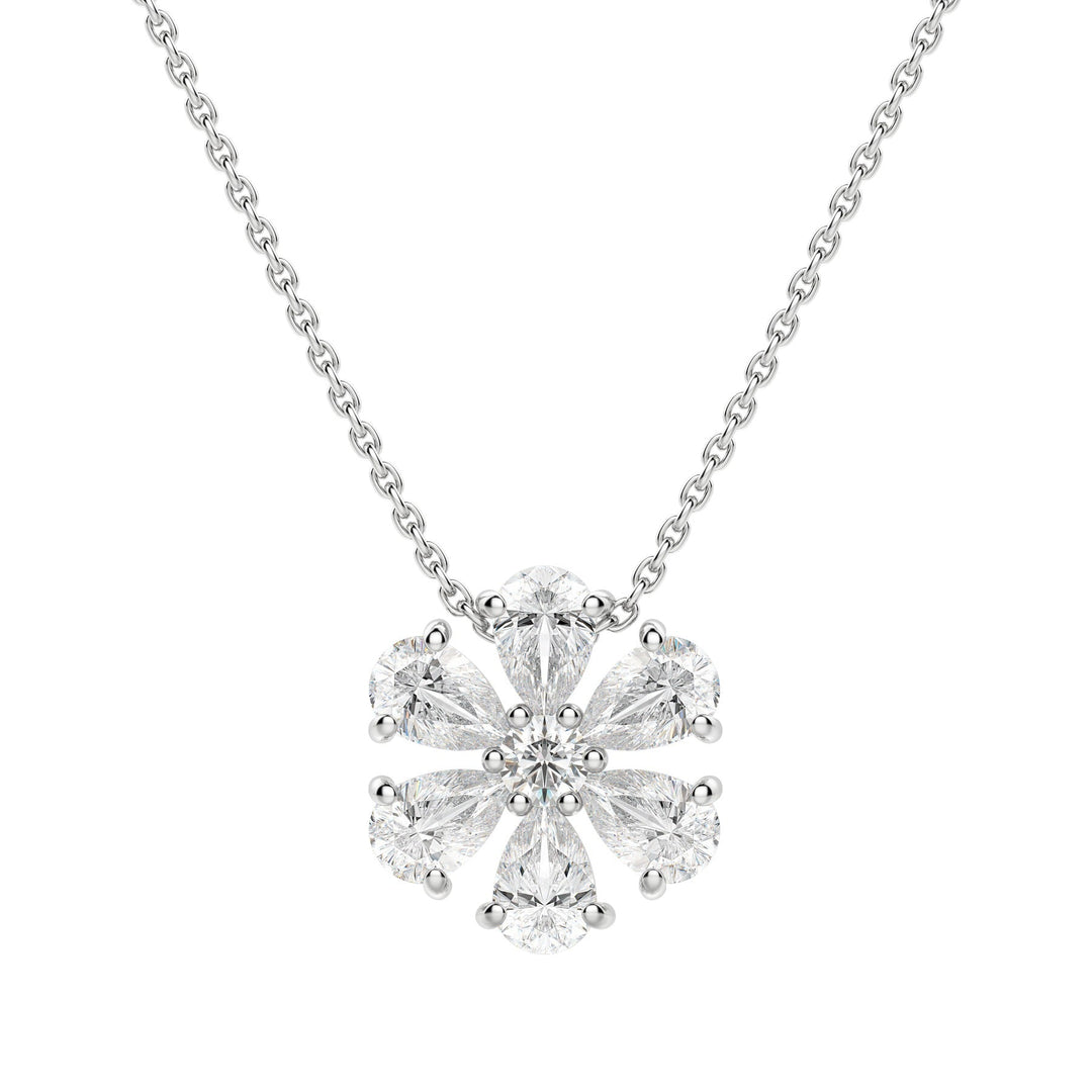 Moissanite 1.20 CT Pear Diamond Necklace