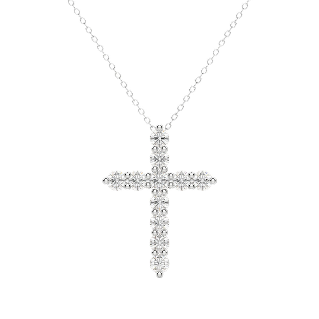 Moissanite 0.50 CT Round Diamond Necklace