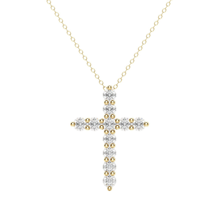 Moissanite 0.50 CT Round Diamond Necklace